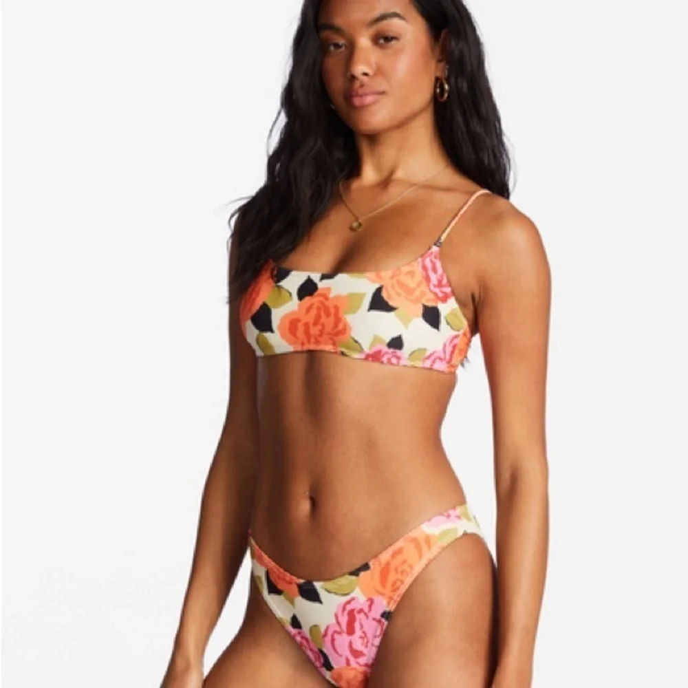 ☀️BILLABONG☀️ Magic Gardens Skinny Mini Crop MAGIC GARDEN HIKE BIKINI SET